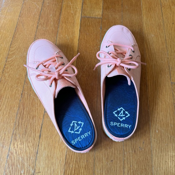 Sperry’s Slip-On Sneakers - Salmon Pink - Size USA 9, EUR 40 - Picture 5 of 7